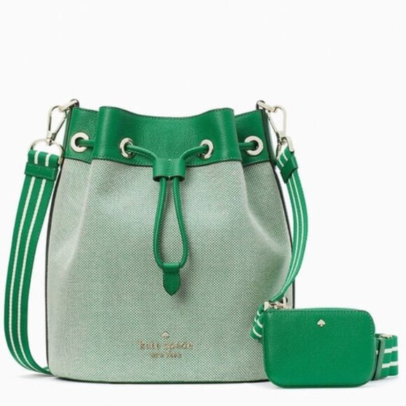 Kate Spade Rosie Bucket Bag in Green Bean - Picture 1 of 14
